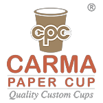 Carma paper cup mobile logo